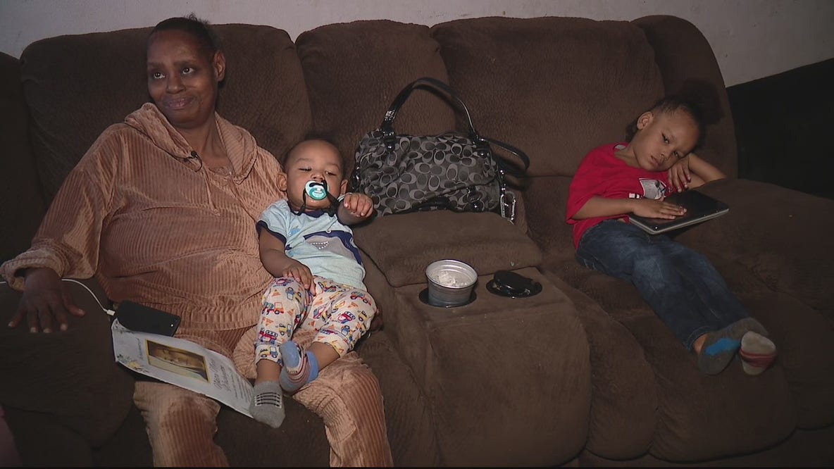Grandmother caring for 12 grandchildren after mother dies while giving birth